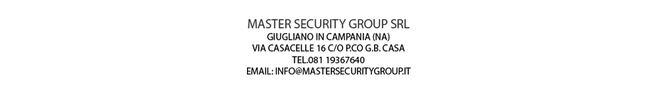 Master Security Group S.r.l. - Servizi di controllo